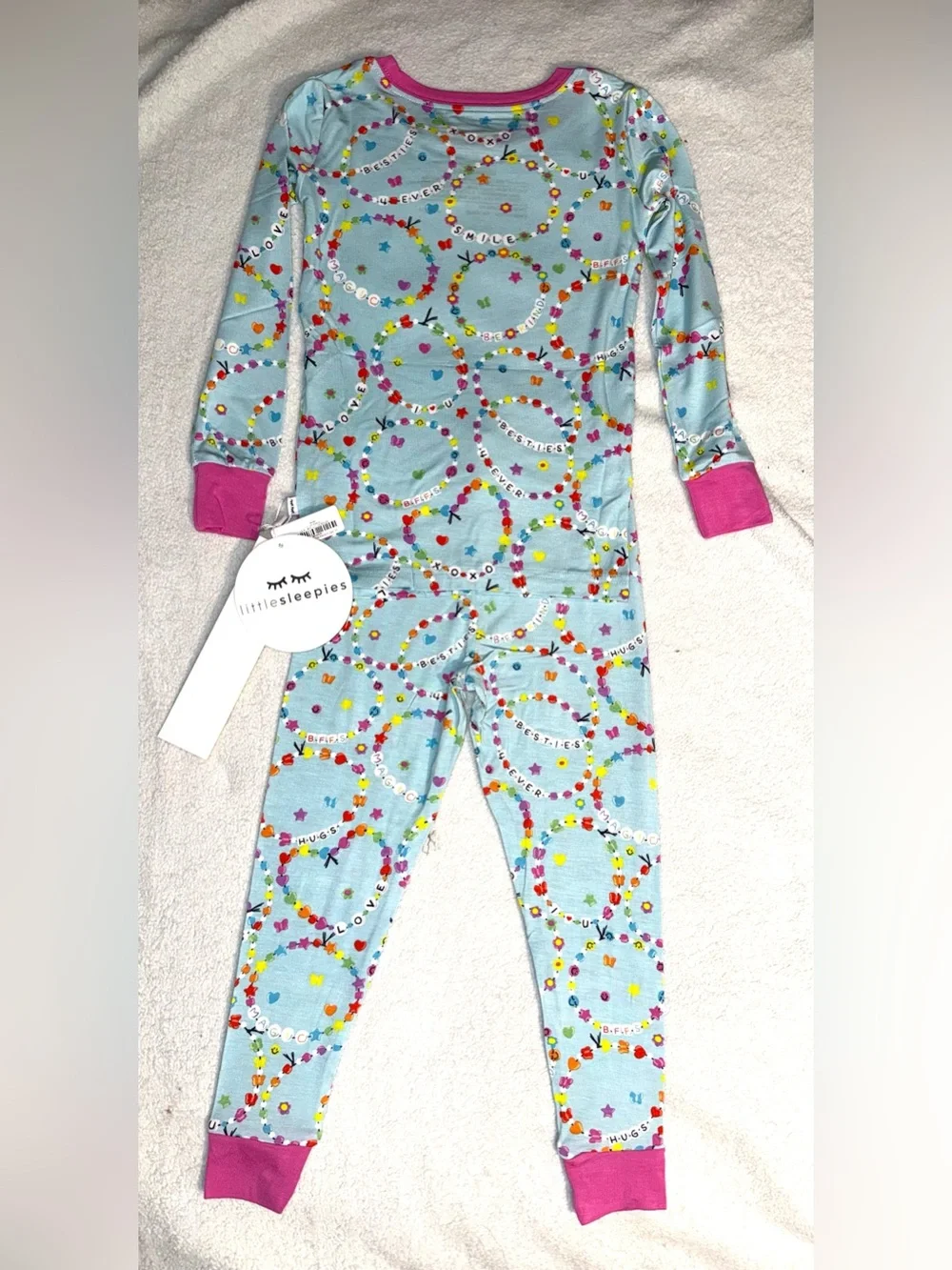 Little Sleepies “Friends Forever” 2-piece pajama set, size 2T, NWT